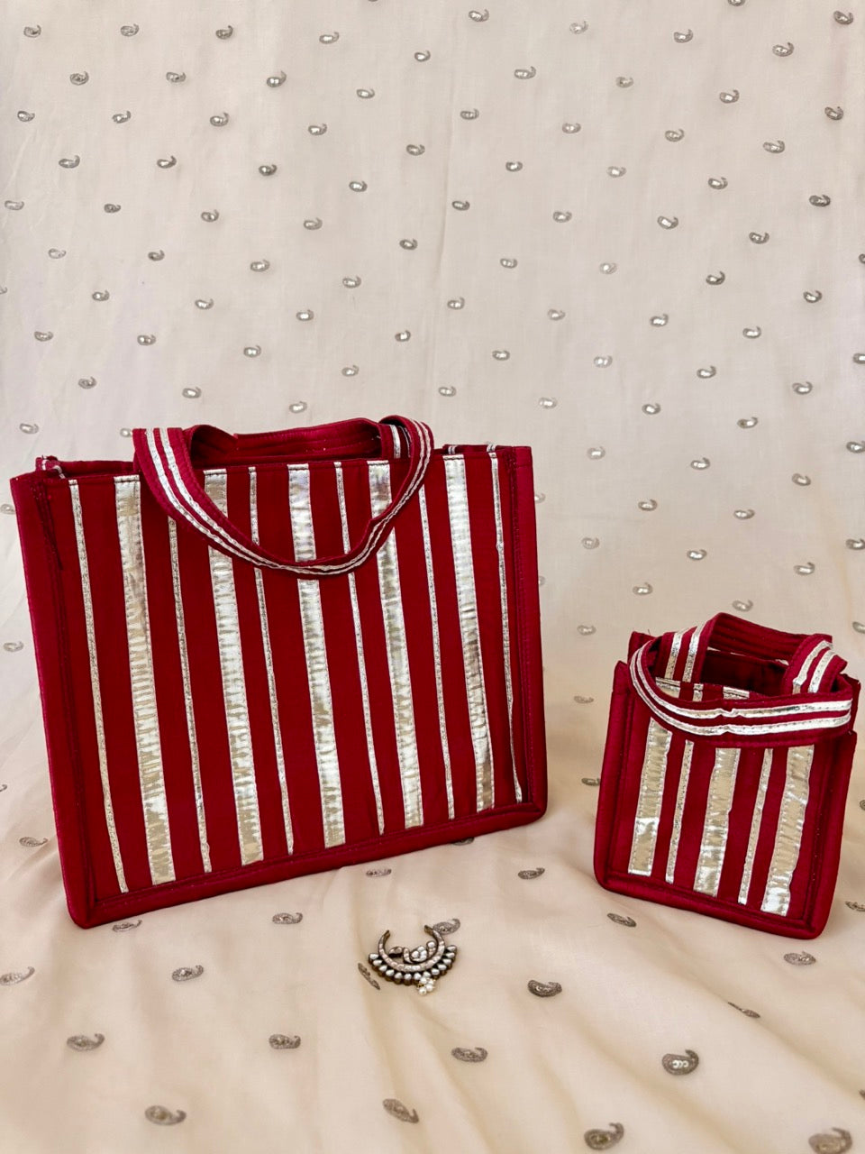 Gota Patti Tote Duo