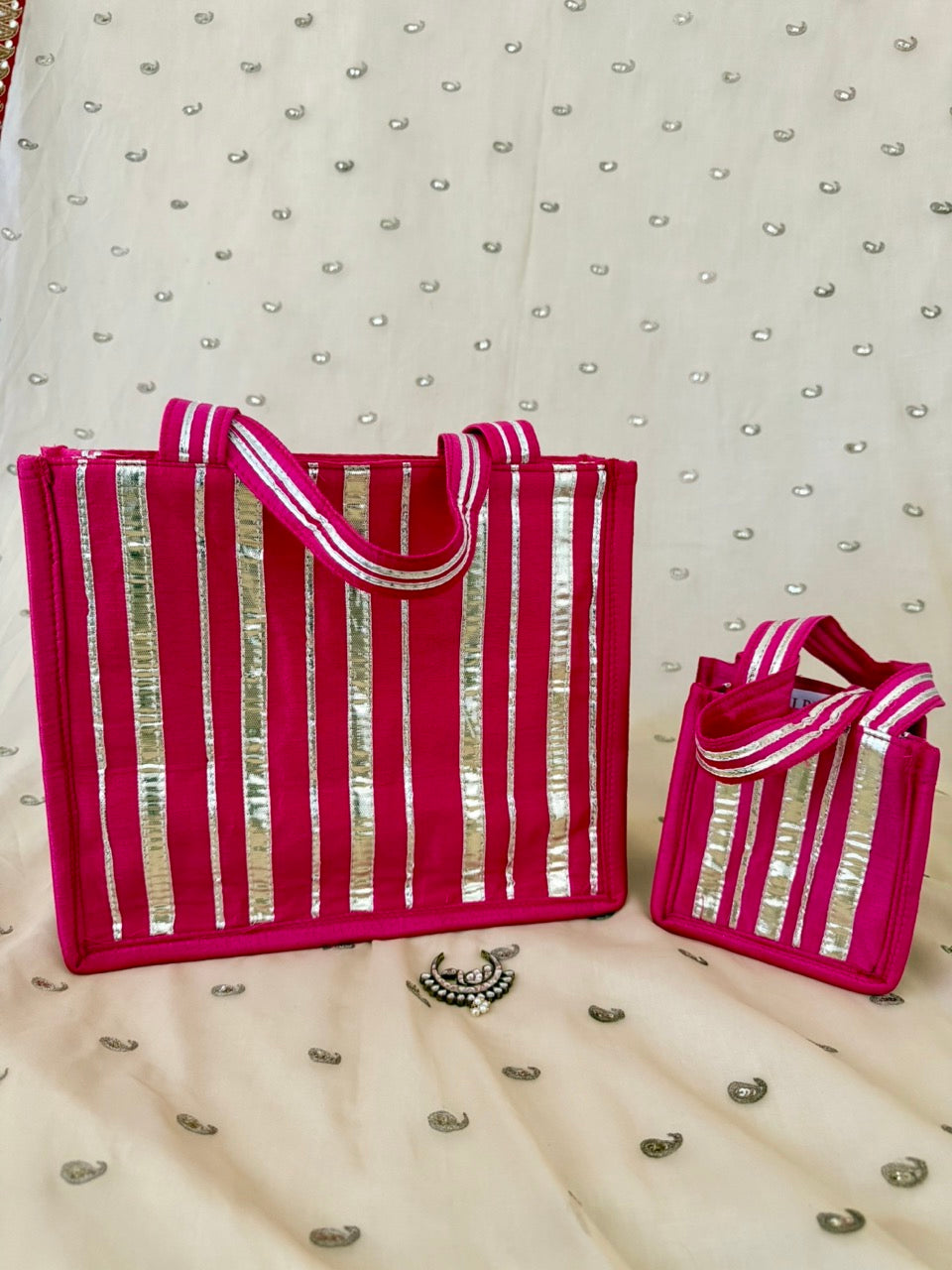 Gota Patti Tote Duo